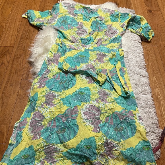 FAITHFULL THE BRAND Rafa Midi Dress in Lera Floral - Picture 12 of 14